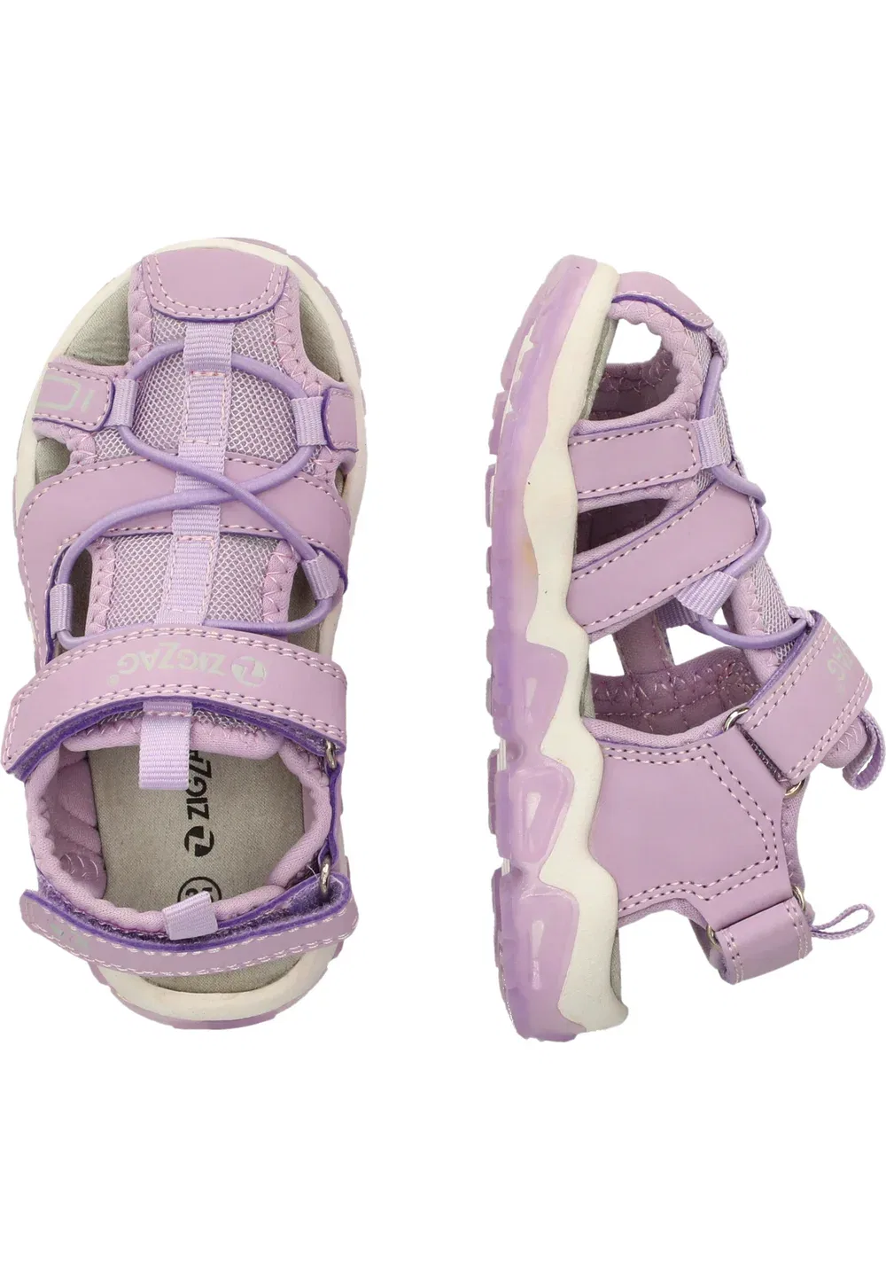 Jugoe - сандалии для ходьбы Zigzag, Pastel Lilac — фото 3