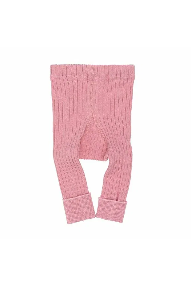 Детские леггинсы для девочек ребристые Comet Petit Boom, Pink — фото 2