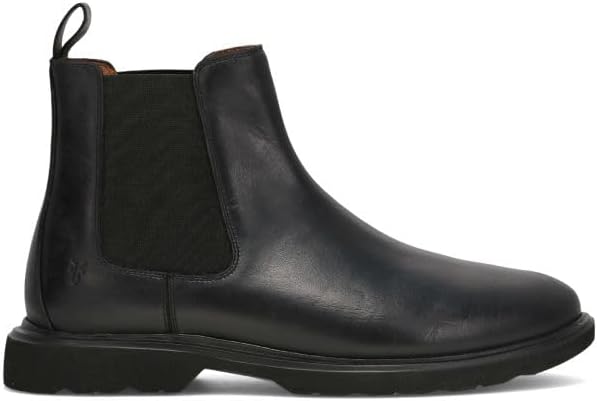 

Мужские ботинки челси Frye Connor, Классический кожаный верх, прочная подошва, конструкция без застежек, универсальный стиль для любого случая, черный