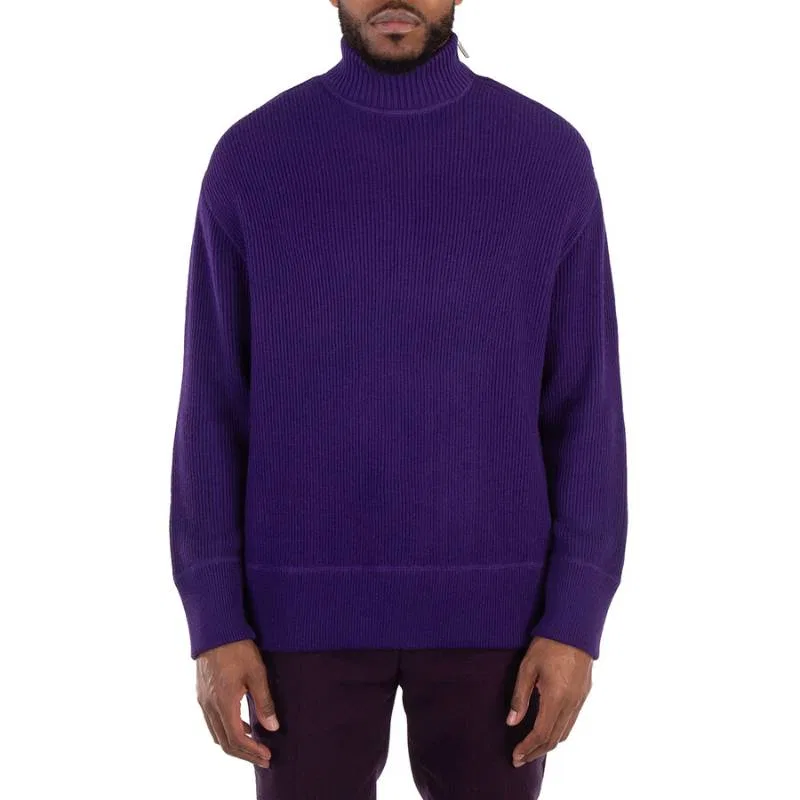 Мужской свитер с горлом Emporio Armani, Purple — фото 2