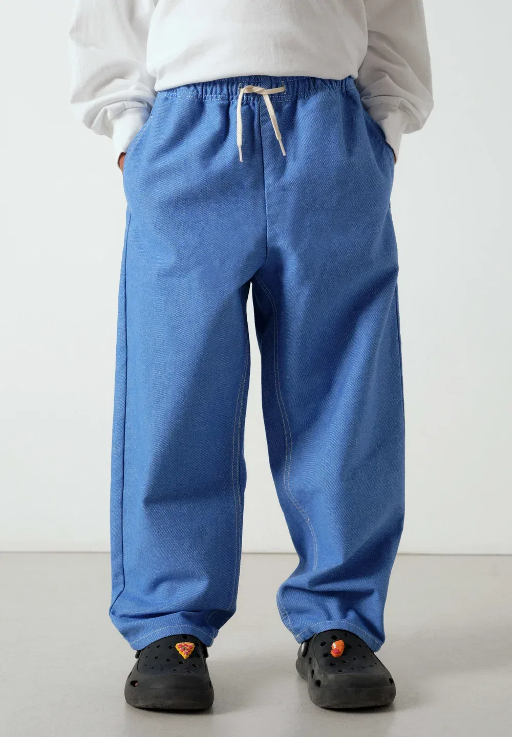 Детские джинсы Pantalon enfant pusway унисекс свободного кроя American Vintage, Cascade — фото 3