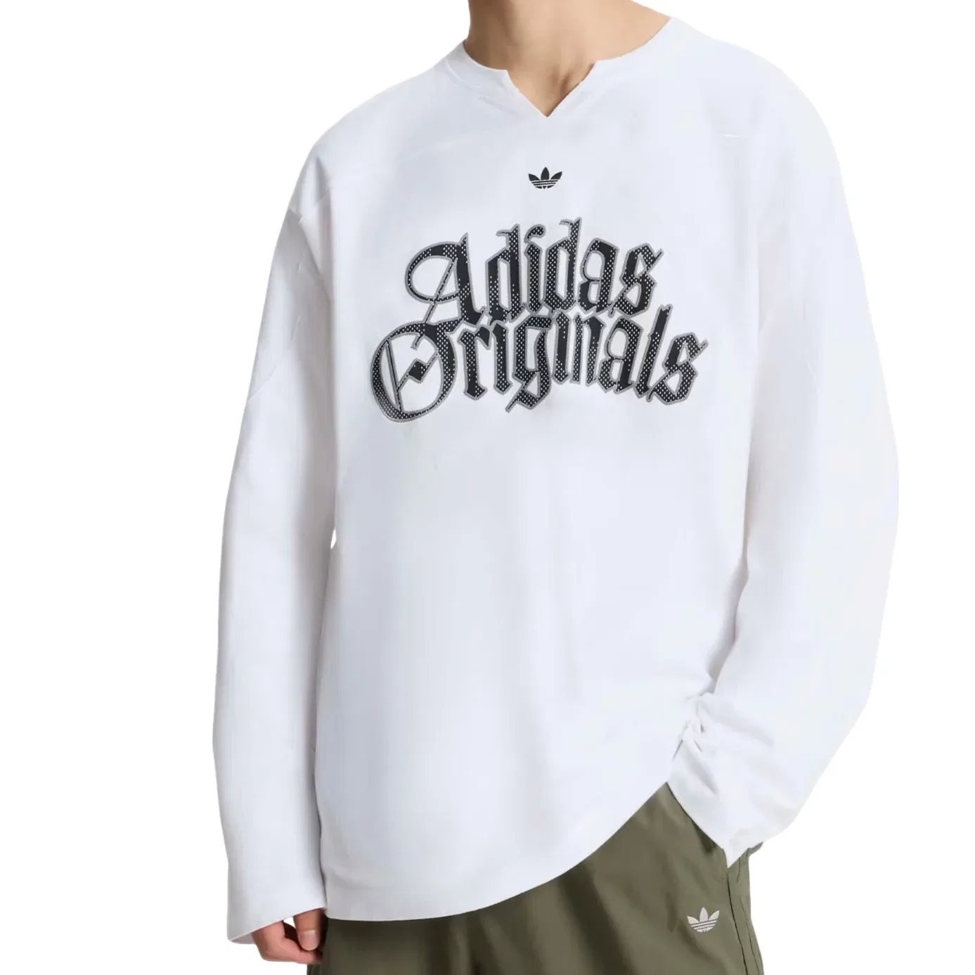 Мужская футболка с длинным рукавом Adidas OG M Tee LS T-Shirt, белый — фото 2