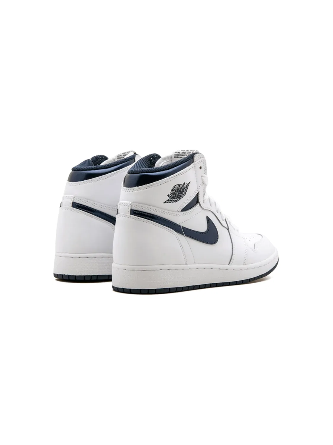 Кроссовки Air Jordan 1 High OG BG, белый — фото 3
