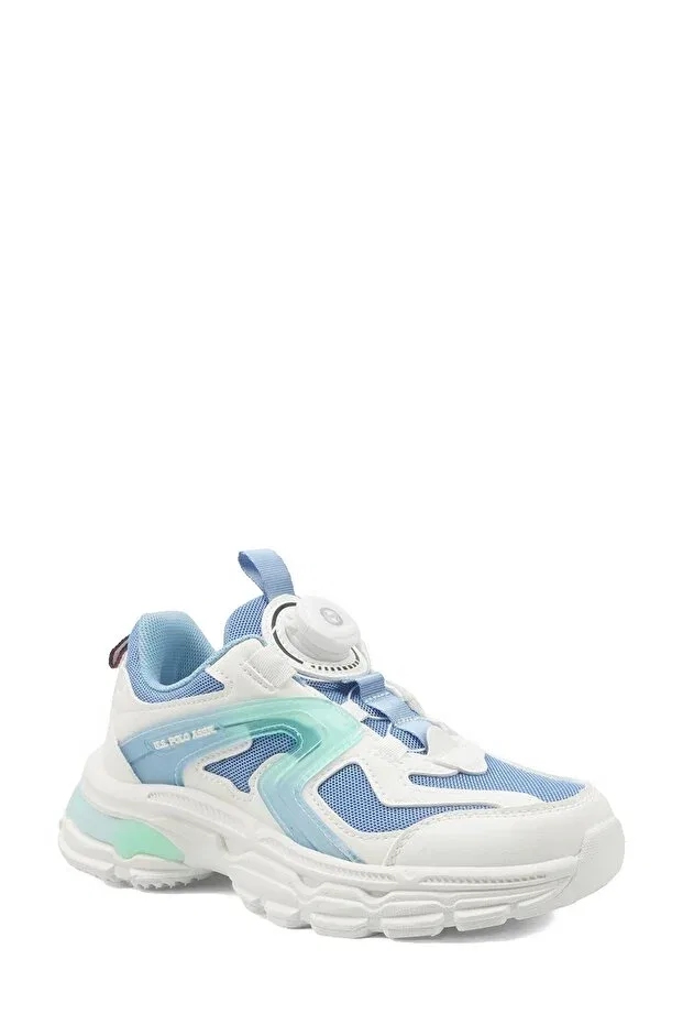 Детские кроссовки для мальчиков на шнуровке Tully jr 6fx white U.S. Polo Assn., White-102155818 — фото 2