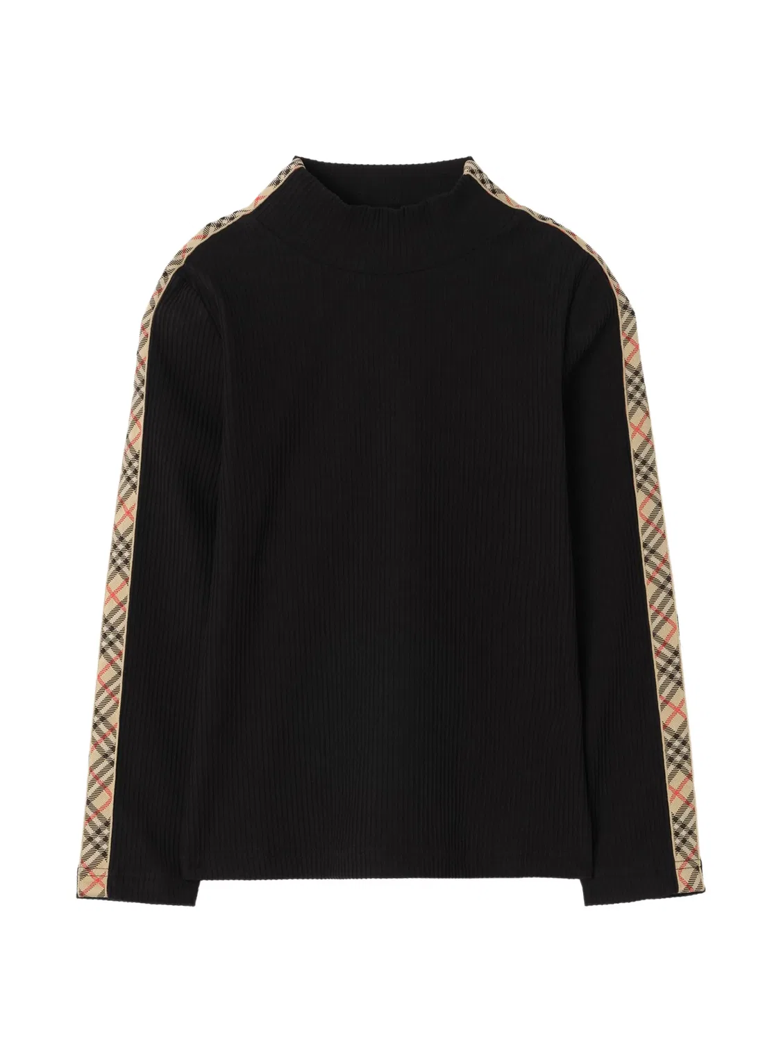 Свитер с длинными рукавами Burberry Kids, черный