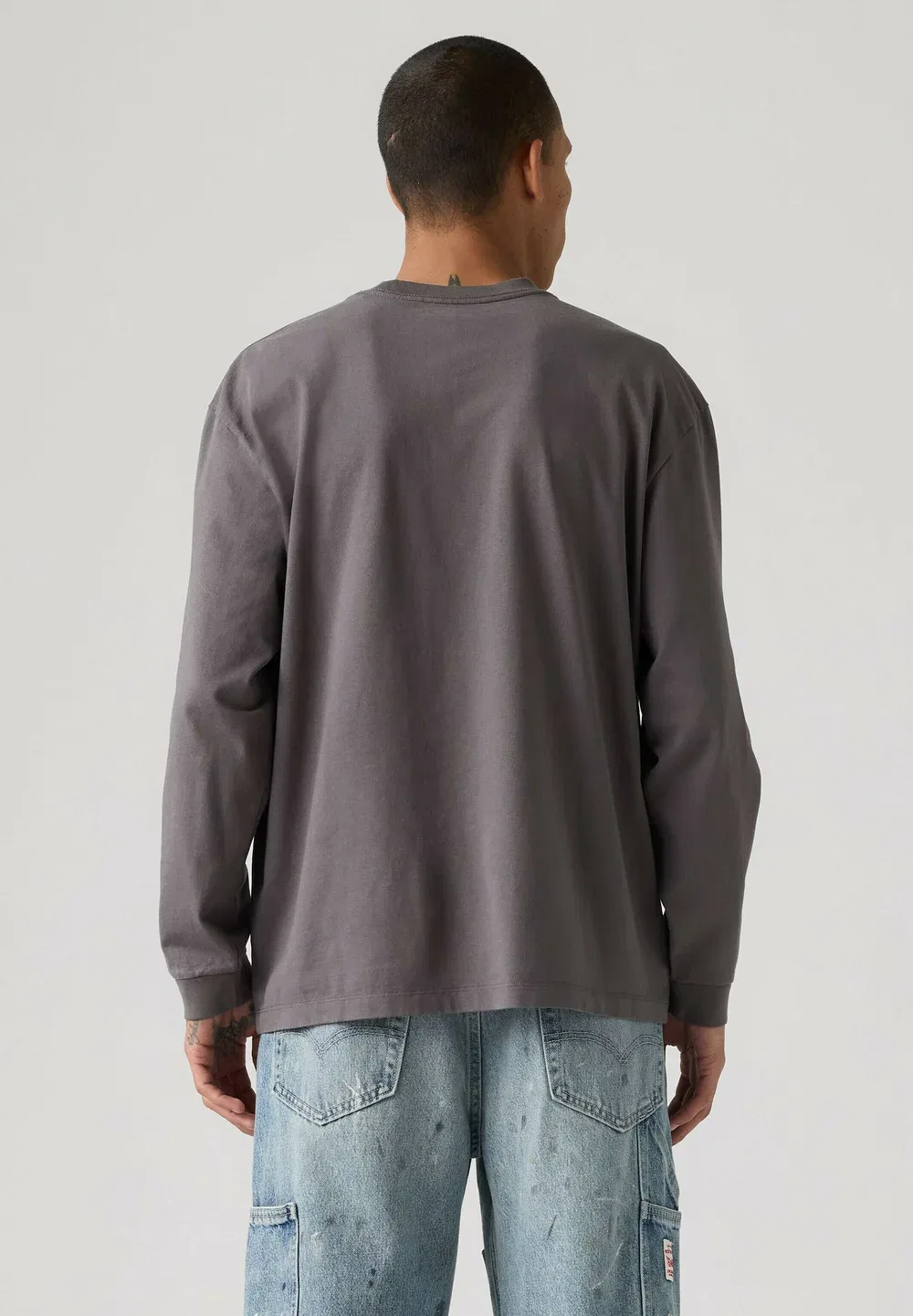 Футболка Ls workwear desert palm - толстовка Levi'S, Desert Palm - Greys — фото 2