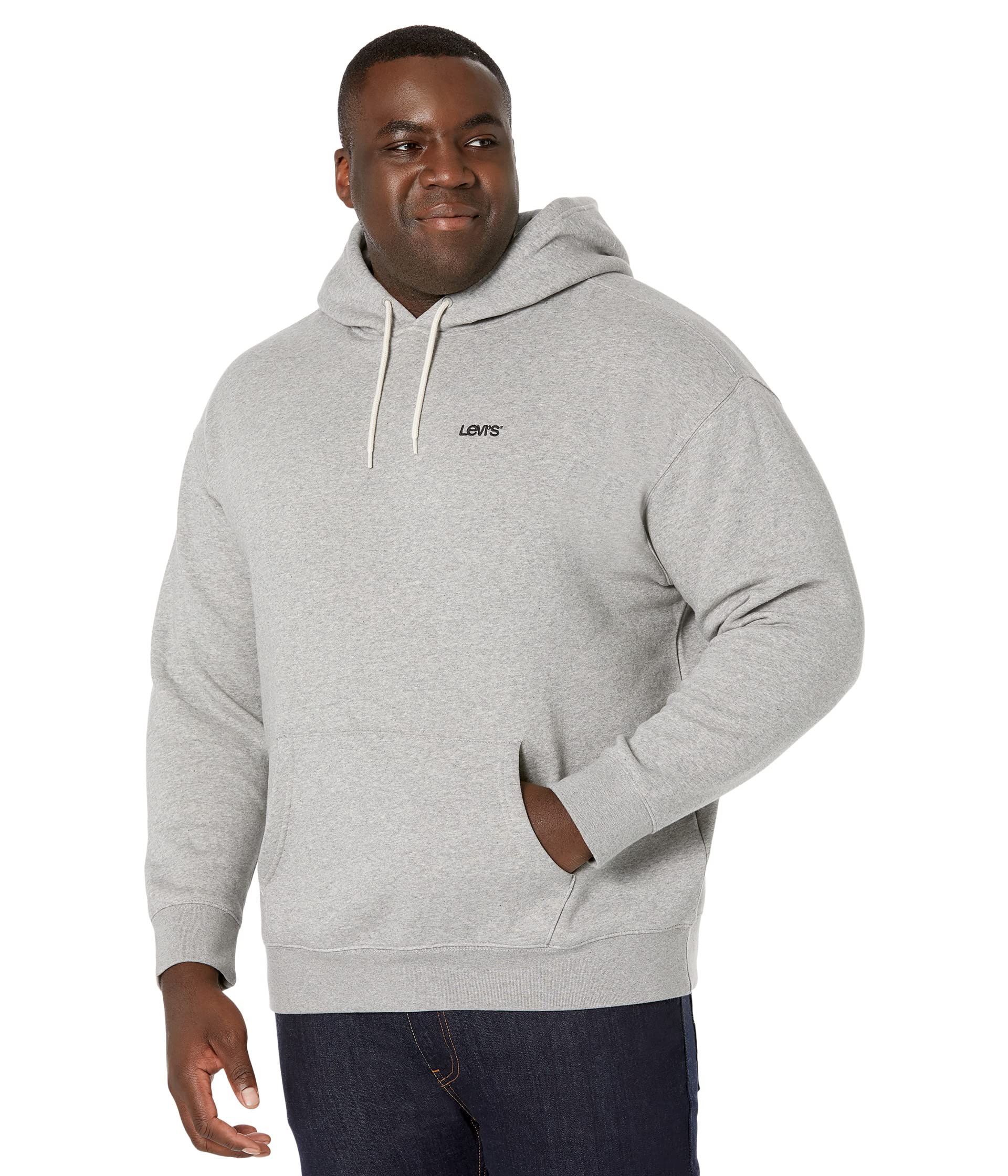 

Худи Levi's Mens, Big & Tall Seasonal Hoodie, Серый, Худи Levi's Mens, Big & Tall Seasonal Hoodie