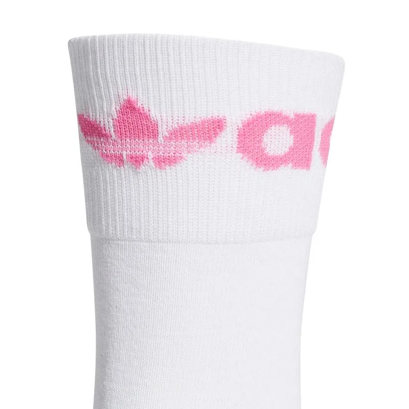 Детские носки с логотипом Adidas Originals, комплект из 3 пар, White — фото 3