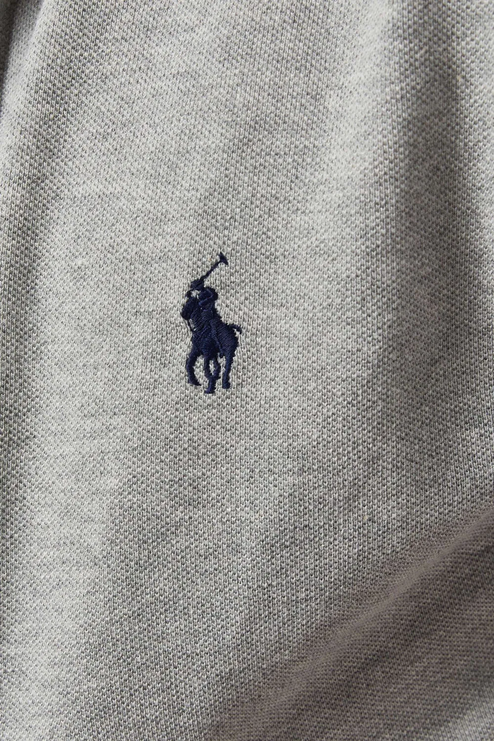 Футболка поло с логотипом Polo Ralph Lauren, серый — фото 4