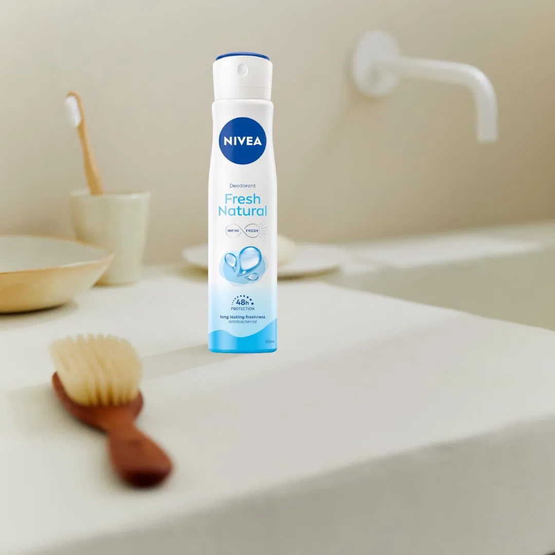 Дезодорант-аэрозоль NIVEA Fresh Natural, 5x250 мл — фото 3