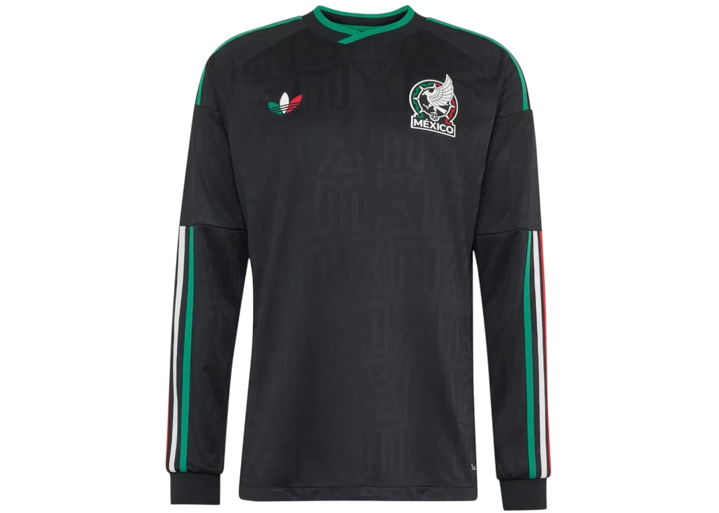 Мужская футболка с длинным рукавом Adidas Mexico 26 Third Jersey, Black