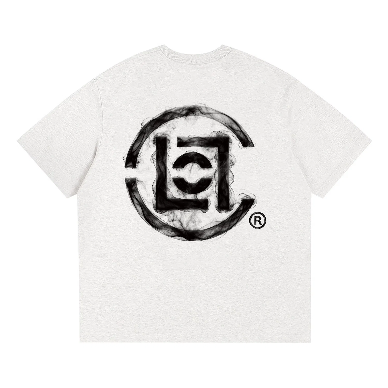 Детская футболка хлопковая с круглым вырезом CLOT, White Heather Gray