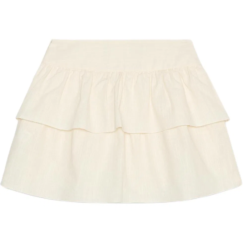 Женская юбка Casual Short Skirts ZARA, Raw White — фото 3
