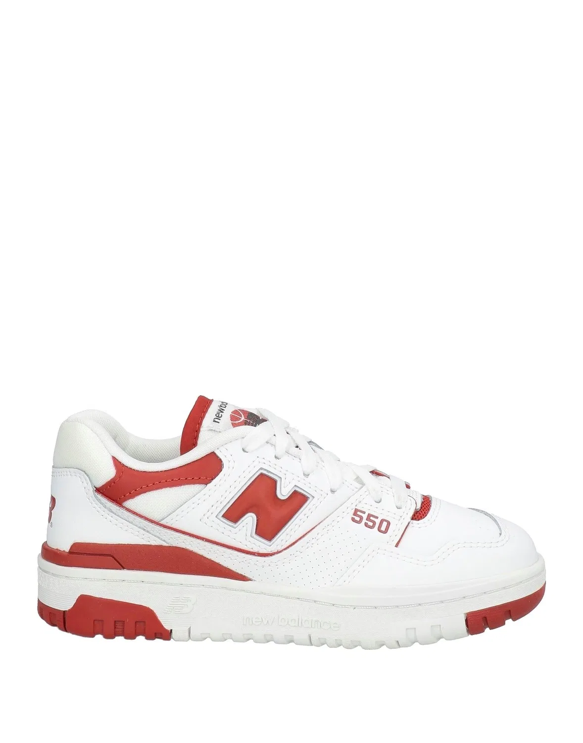 Кроссовки кожаные Low-Top Sneakers New Balance, белый