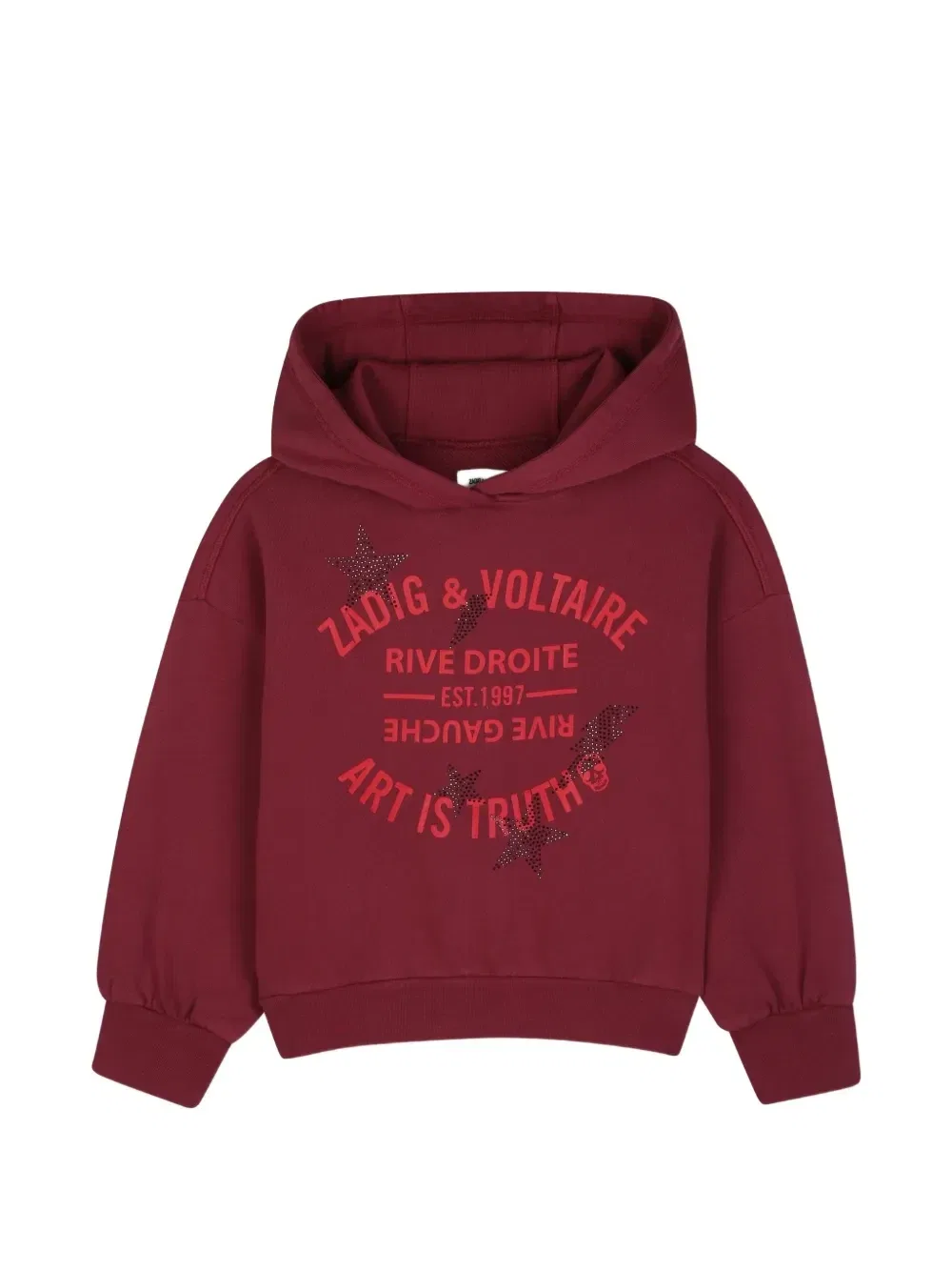 Худи с логотипом Zadig & Voltaire Kids, красный