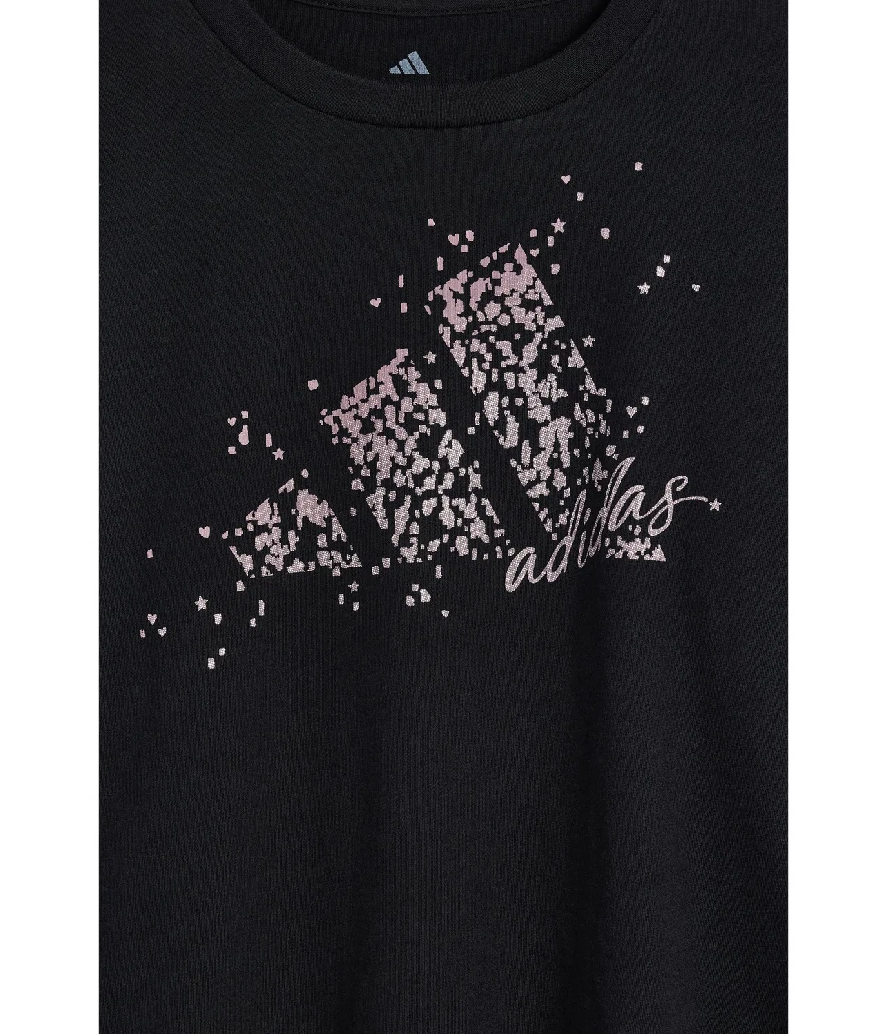 Футболка с длинным рукавом и круглым вырезом (для детей постарше) Adidas Kids, Black Adi — фото 3