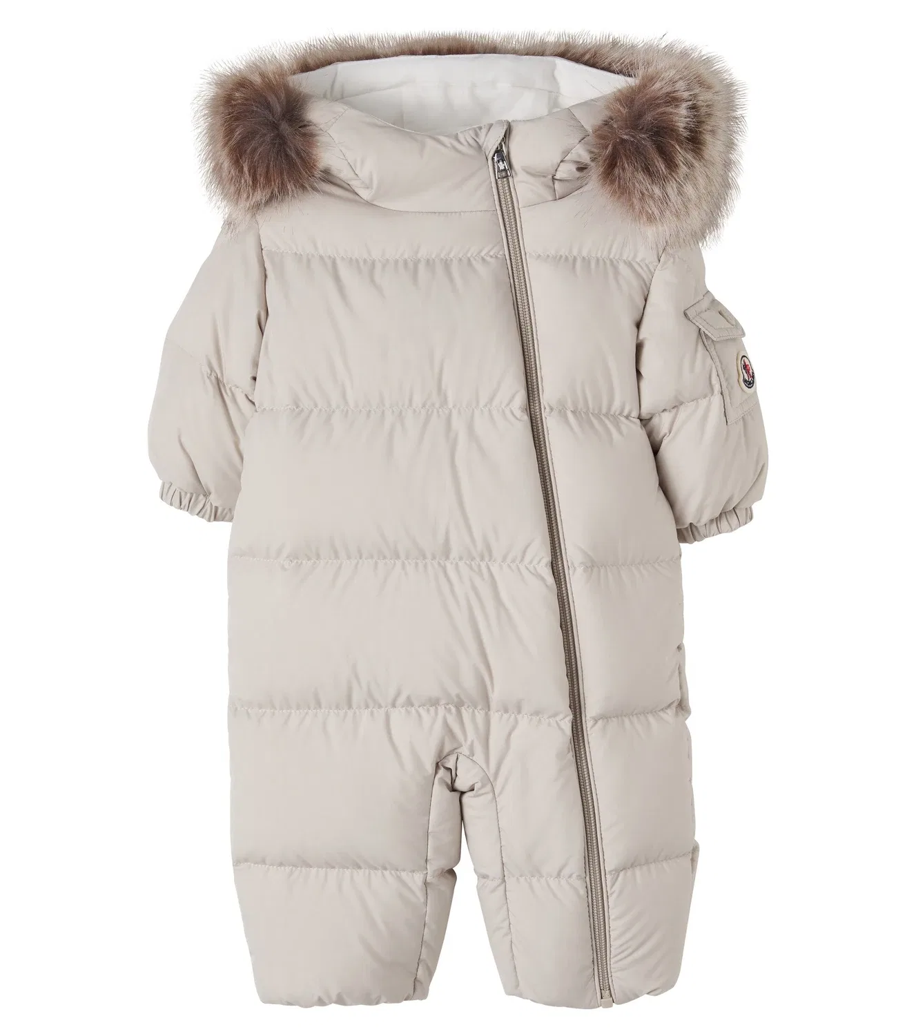 Легкая куртка Moncler Enfant, бежевый
