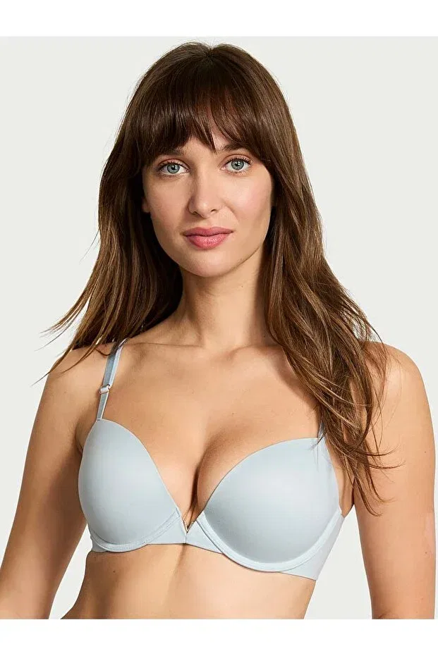 Женский бюстгальтер с пуш-ап Smooth recovery bra Victoria'S Secret, Pale Blue