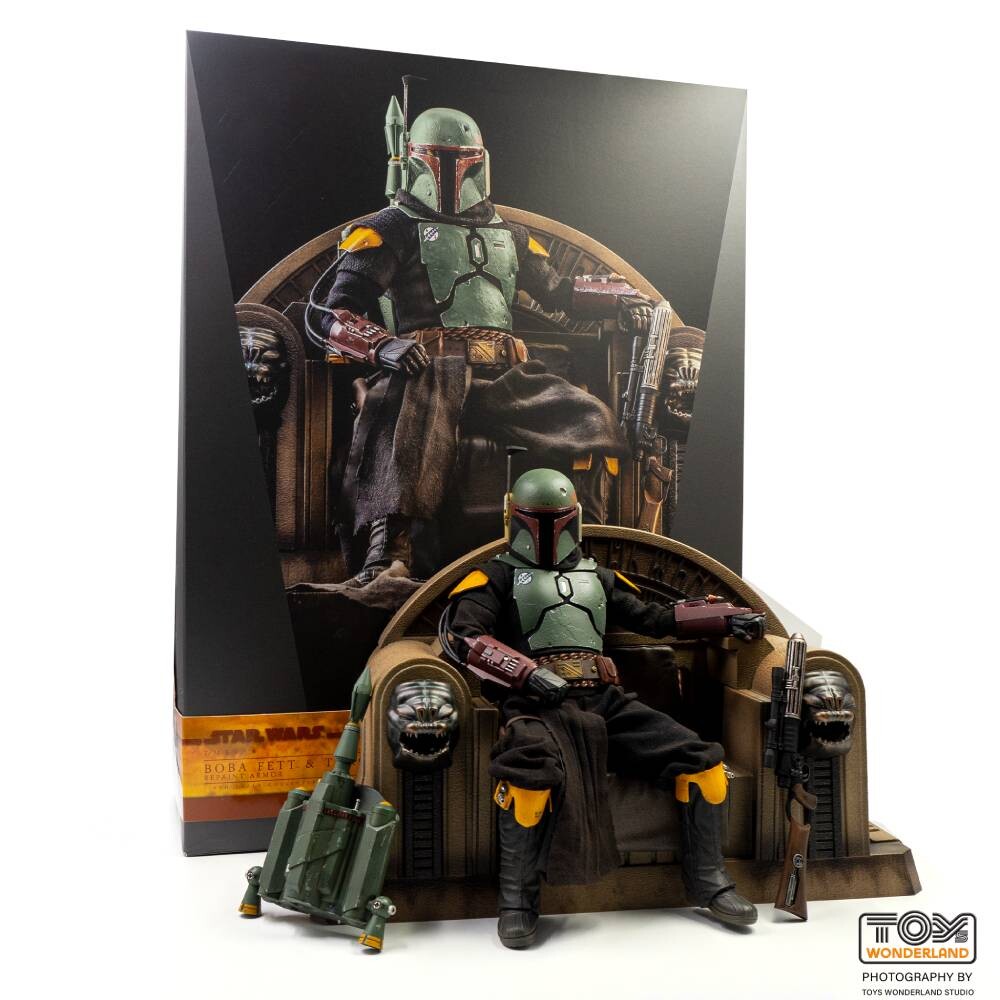 

Фигурка Hot Toys Star Wars:The Mandalorian 1/6th scale Boba Fett (Repaint Armor) and Throne Collectible Set (Regular Ver