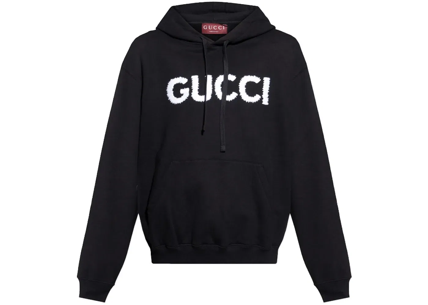 Мужской худи с вышитым логотипом Gucci, Black