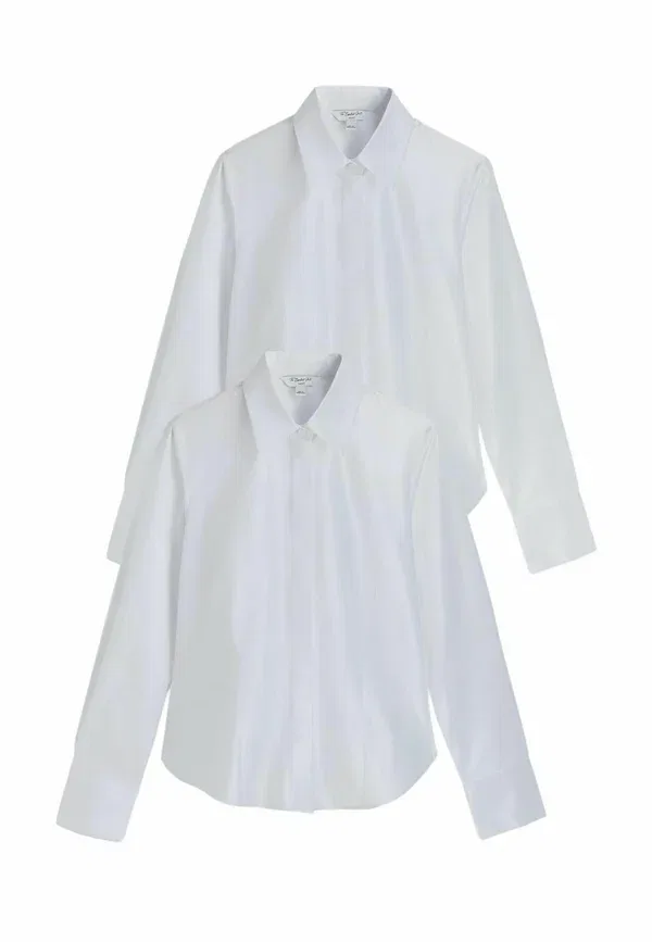 Блузка с длинным рукавом, Regular fit, 2 pack, Next, белый — фото 4