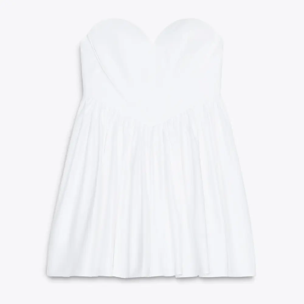 

Платье Zara Sweetheart Neckline Mini, белый