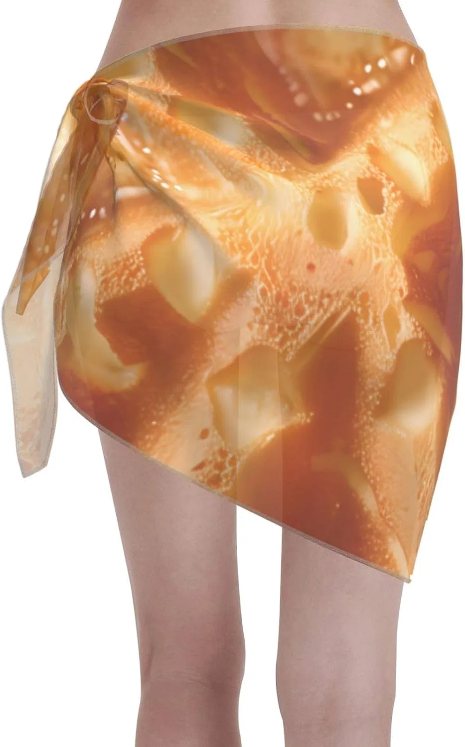 Женский пляжный саронг с принтом арбуза, Polyester, Texture 11 — фото 2