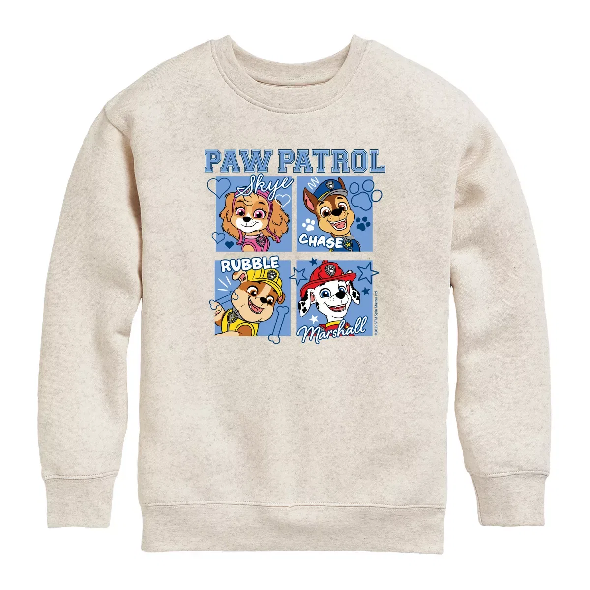 Детское флисовое поло с принтом PAW Patrol Year Book Graphic Fleece Sweatshirt PAW Patrol, Natural