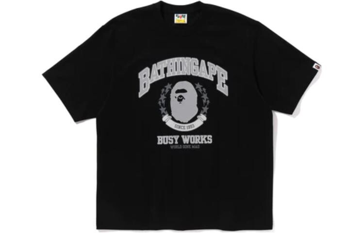 

Футболка свободного кроя BAPE Bathing Ape A Bathing Ape, черный