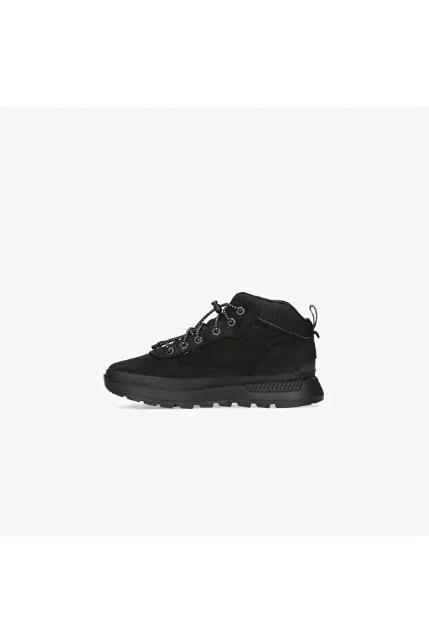 Детские ботинки для девочек на шнуровке Timberland, Black — фото 3
