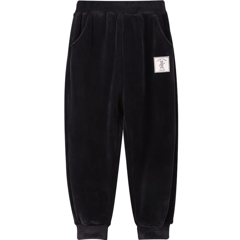 Детские спортивные штаны свободного кроя Red bean, Navy Blue