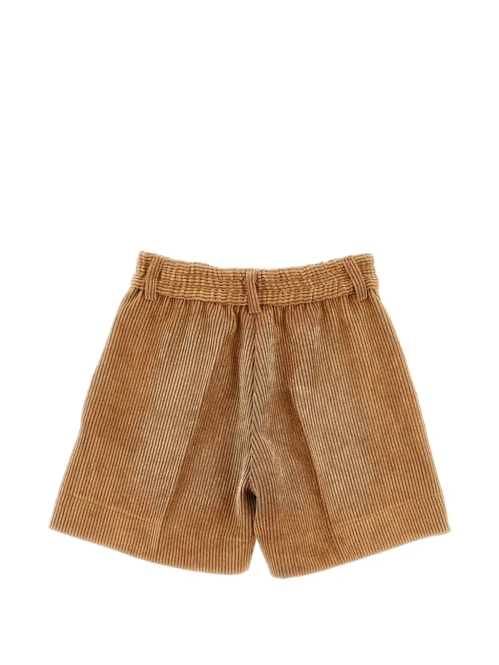 Вельветовые шорты с пуговицами Ermanno Scervino Junior, коричневый — фото 2