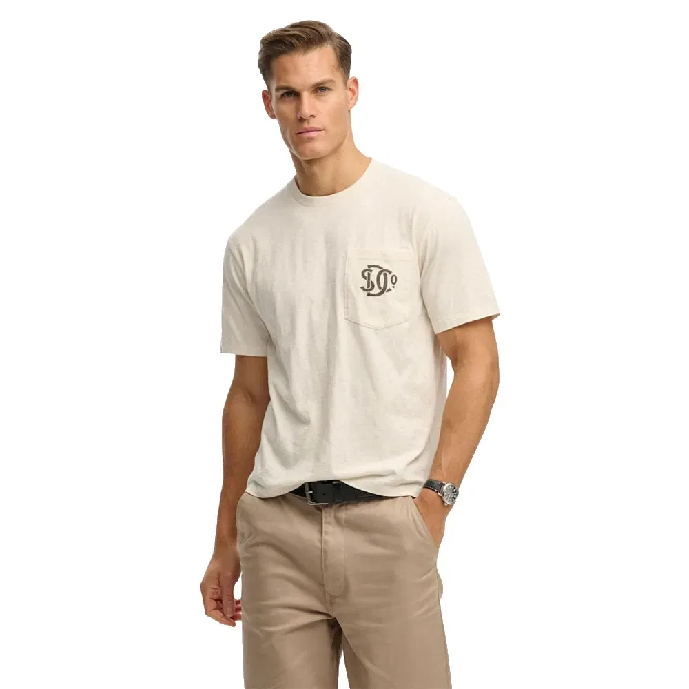 Футболка с коротким рукавом Merchant Graphic Pocket Superdry, белый