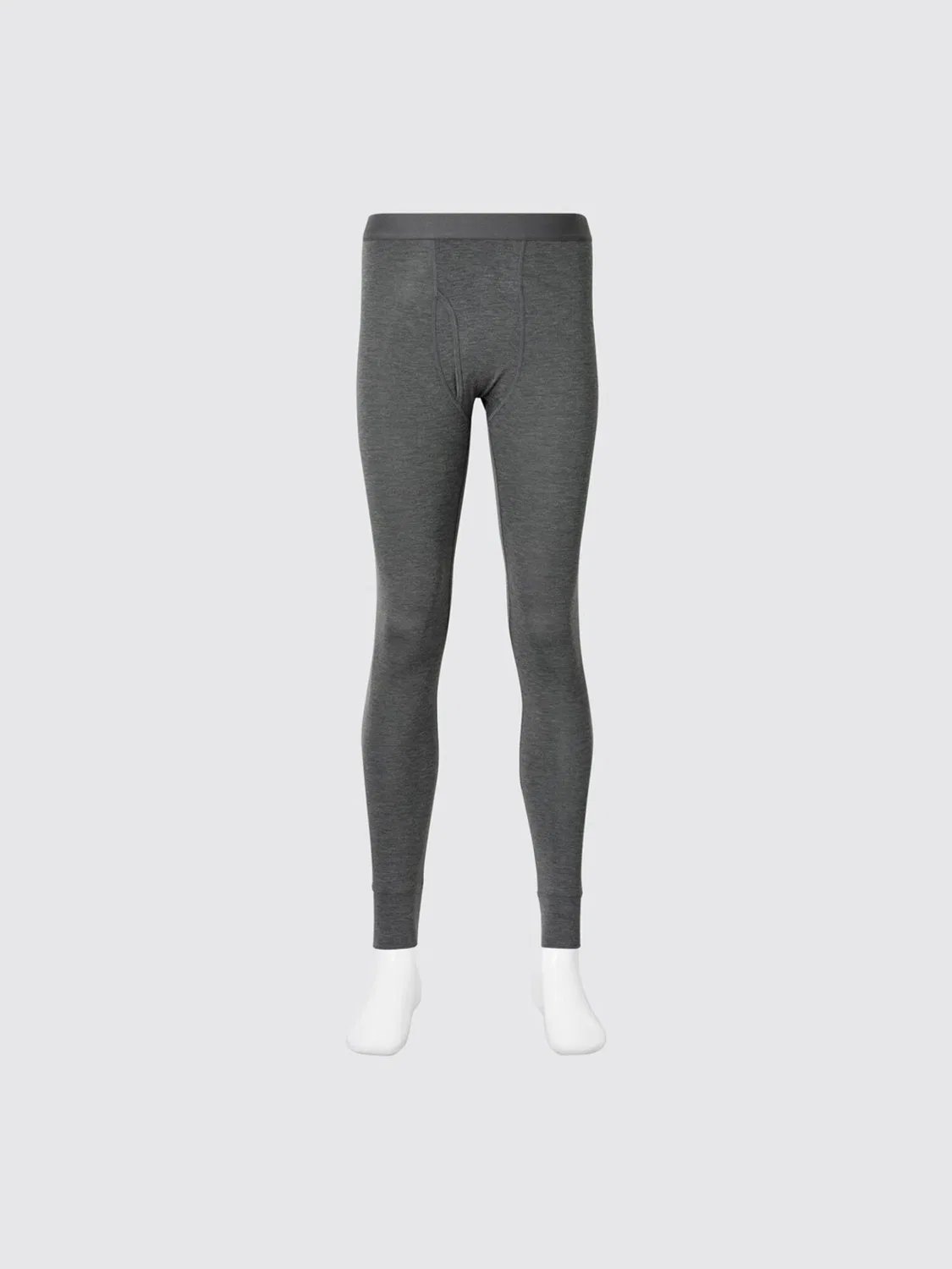 Леггинсы HEATTECH утепленные Uniqlo, темно-серый — фото 2