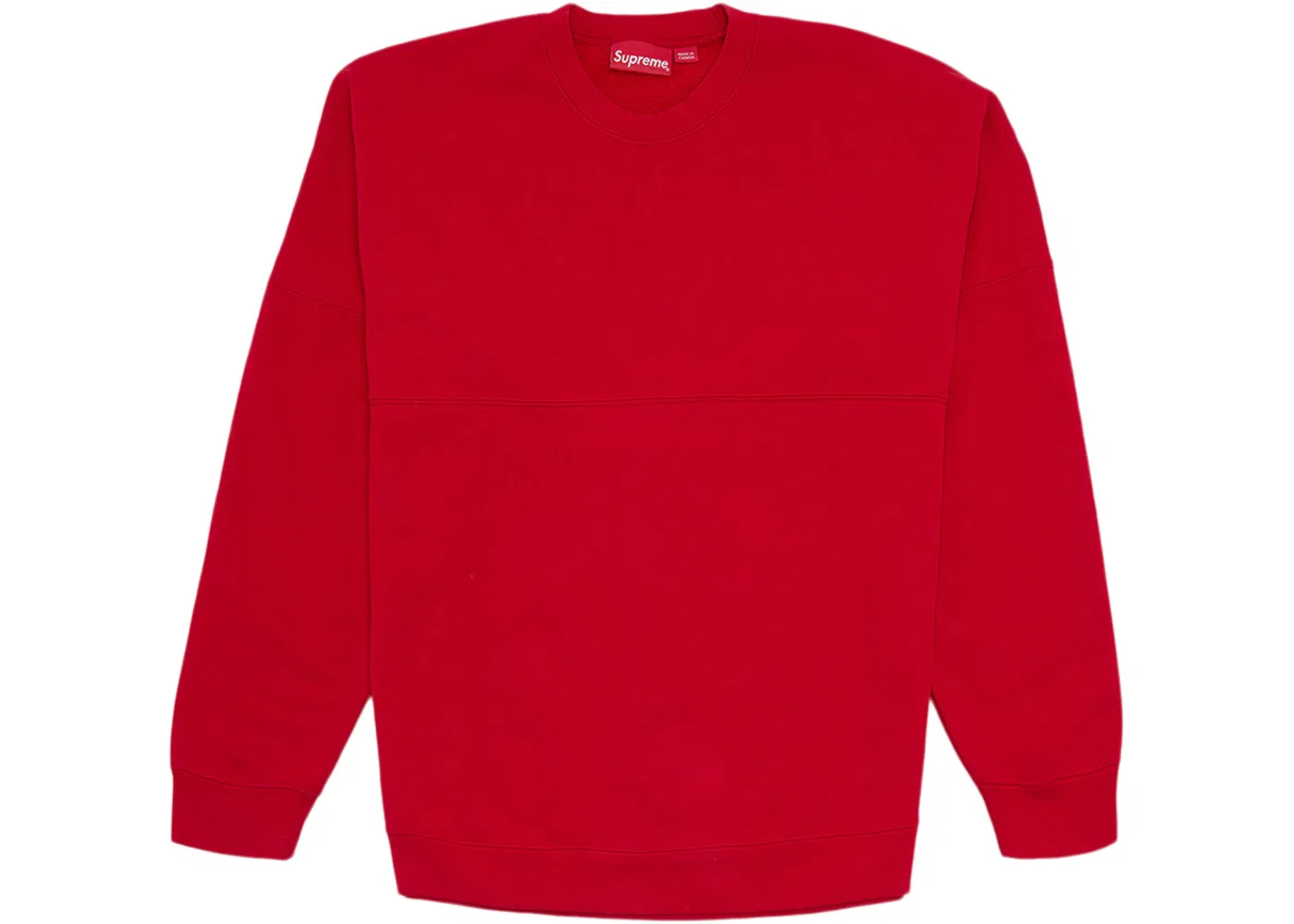 Мужской свитшот с принтом Supreme Stars Crewneck Supreme, Red — фото 2