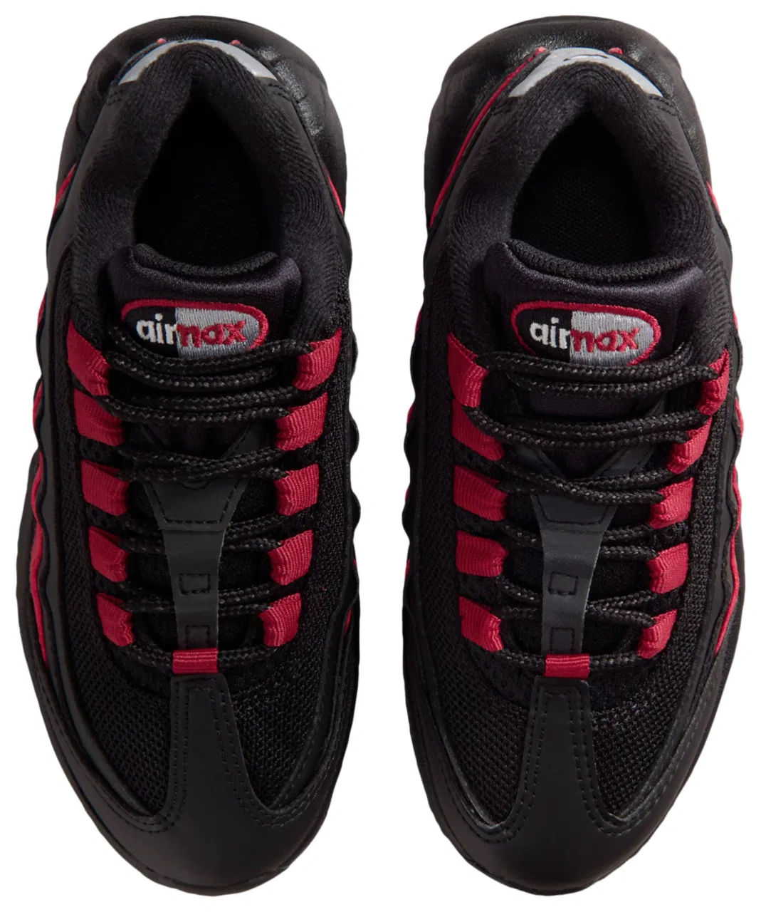 Кроссовки для мальчиков Air Max 95 Recraft Nike, цвет Black/Team Crimson/Wolf Grey — фото 4