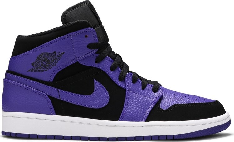 

Кроссовки Air Jordan 1 Mid Dark Concord, фиолетовый