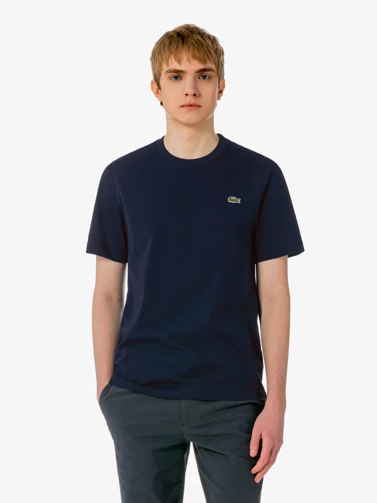 Футболка мужская с коротким рукавом, модель TH380E LACOSTE, Navy