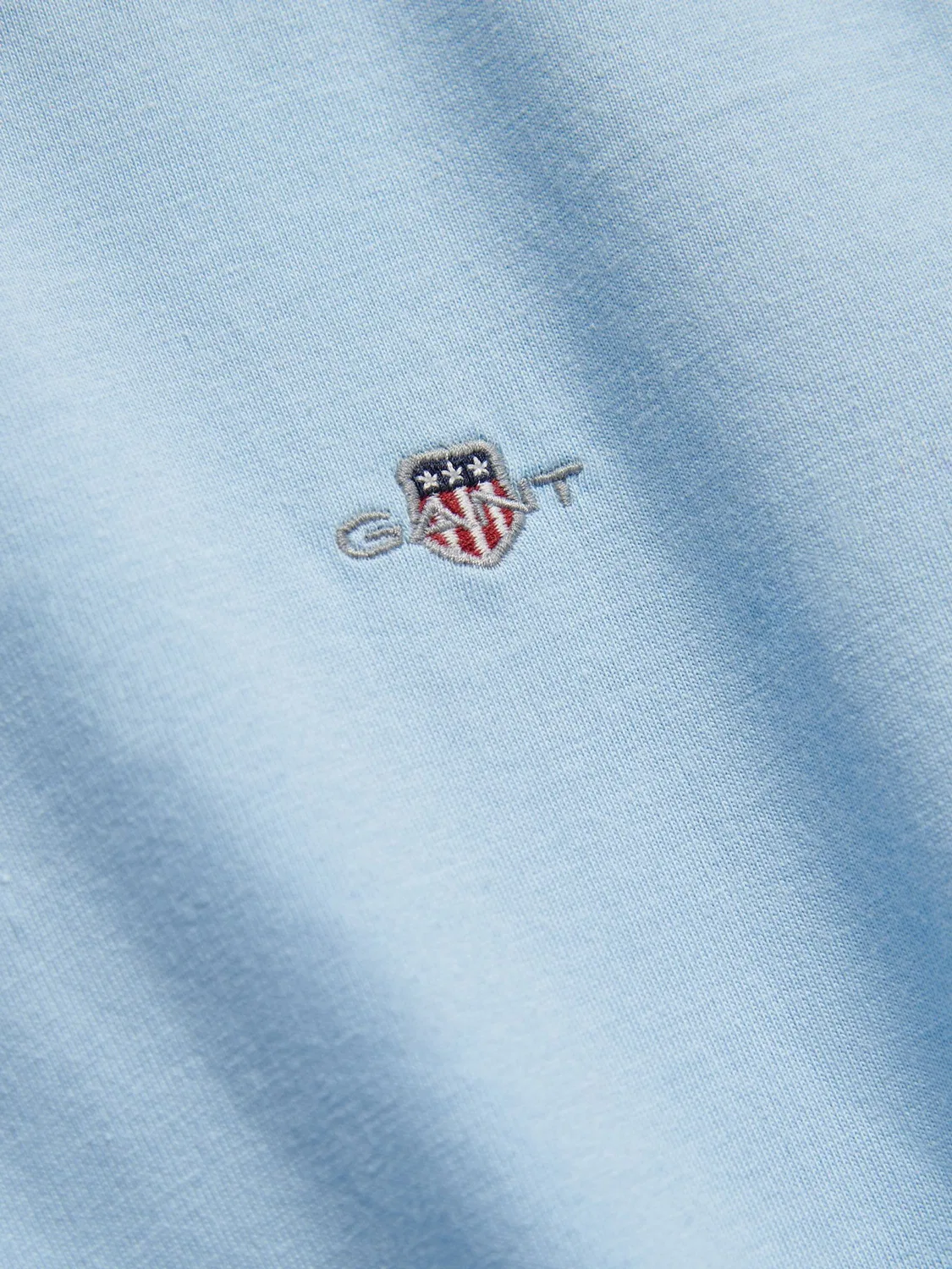 Футболка с вышивкой Gant, Coral Blue — фото 3