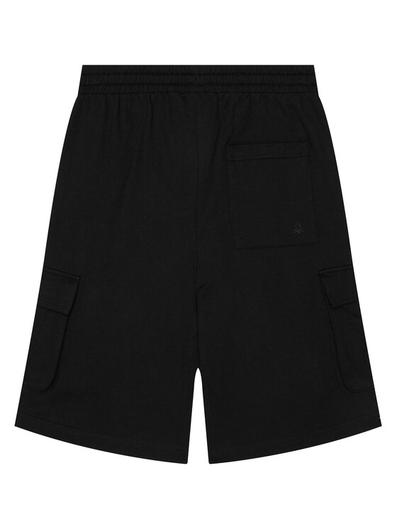 Спортивные шорты обычного кроя 39DJC902N United Colors Of Benetton, черный — фото 2