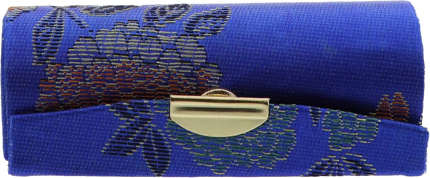 Футляр для помады с парчовым дизайном Motique Accessories, синий (королевский синий)