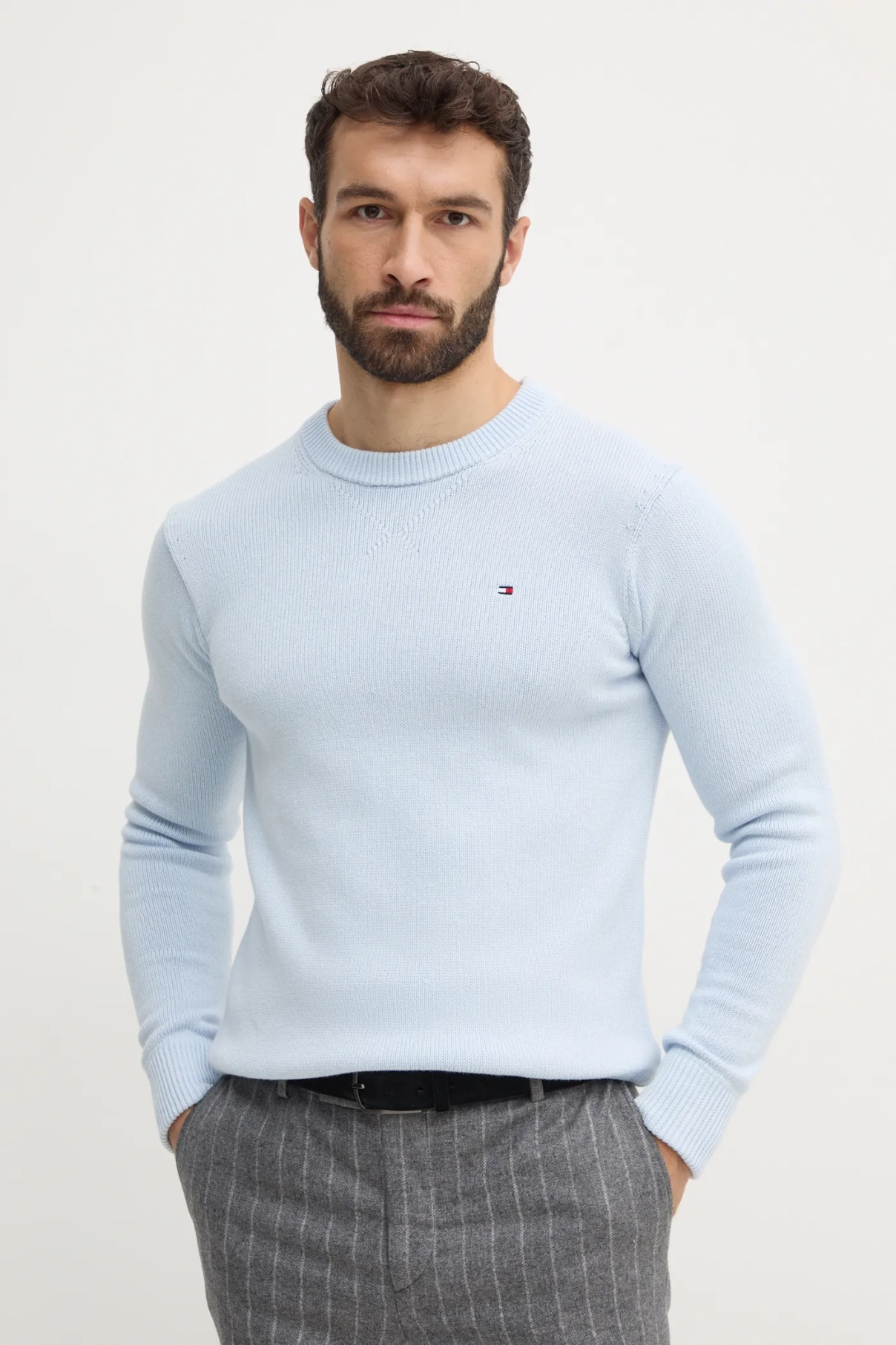 

Хлопковый свитер Tommy Hilfiger, синий