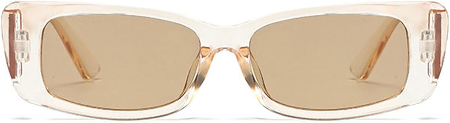 

Солнцезащитные очки Willochra Fashion Small Polygon Rectangle для женщин, в стиле ретро 90-х, узкие градиентные, с защитой от УФ-излучения UV400, для мужчин, сине-черные, C6