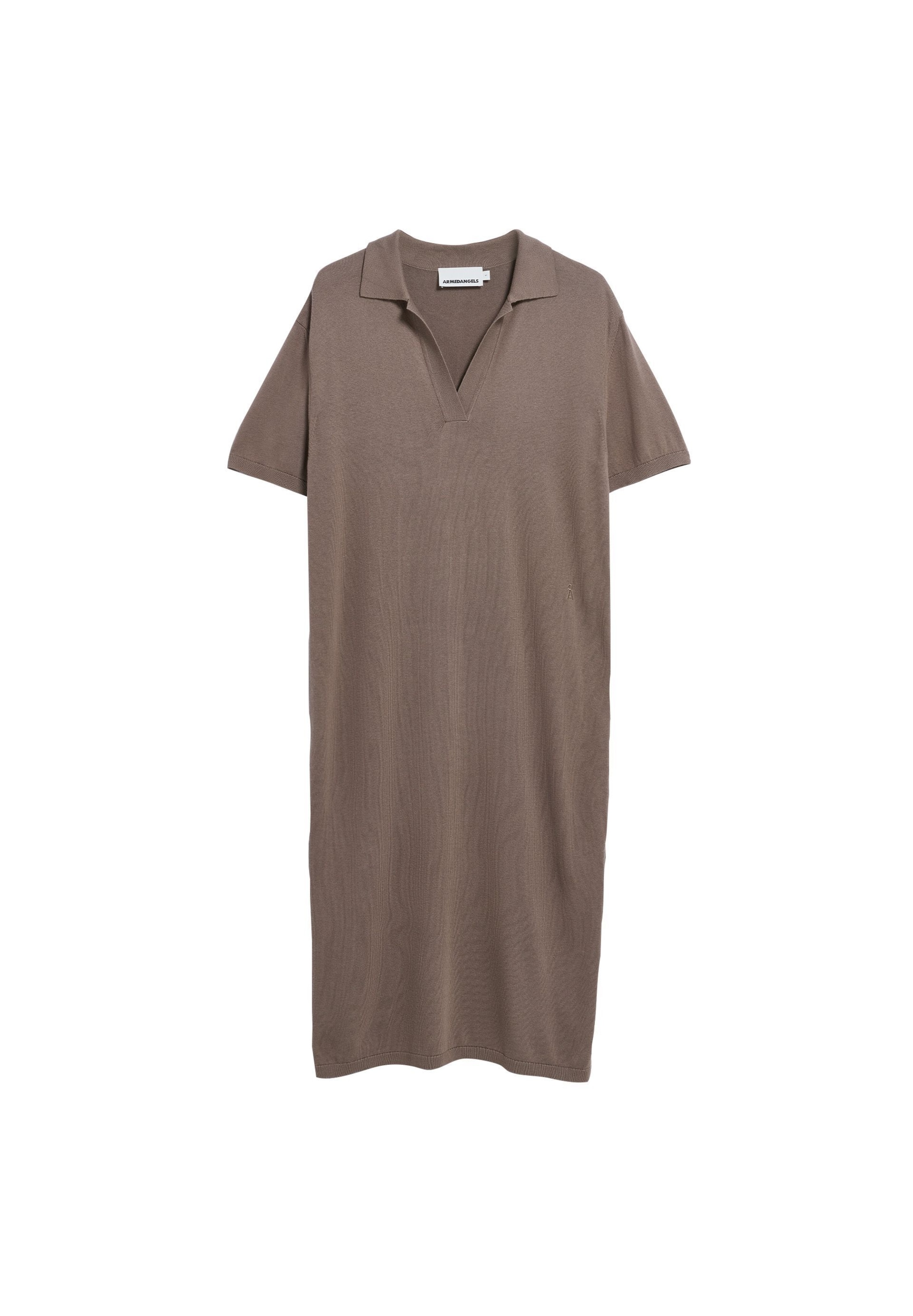 

ARMEDANGELS Вязаное платье в коричневом цвете
