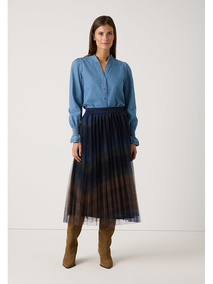 

More & More Юбка темно-синего/коричневого цвета