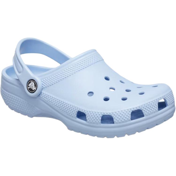 Классические противоскользящие износостойкие низкие детские сандалии Clog Kids' Crocs, синий — фото 3