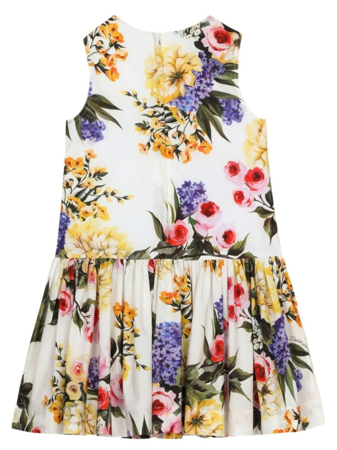 

Dolce & Gabbana платье с принтом Giardino, белый