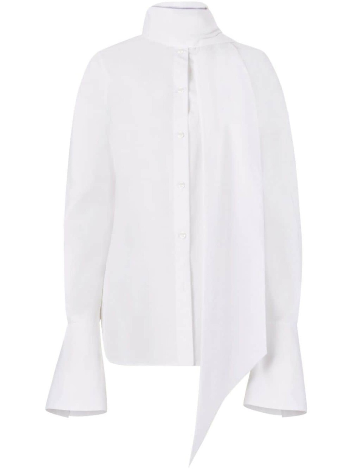 

Nina Ricci рубашка с бантом, белый