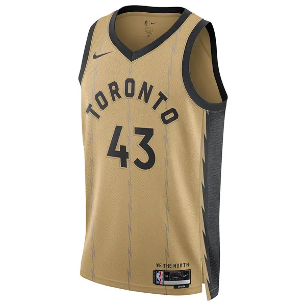 

Майка Nike Dri-FIT NBA Swingman Jersey 2023/24 City Edition 'Toronto Raptors Pascal Siakam', цвет tan