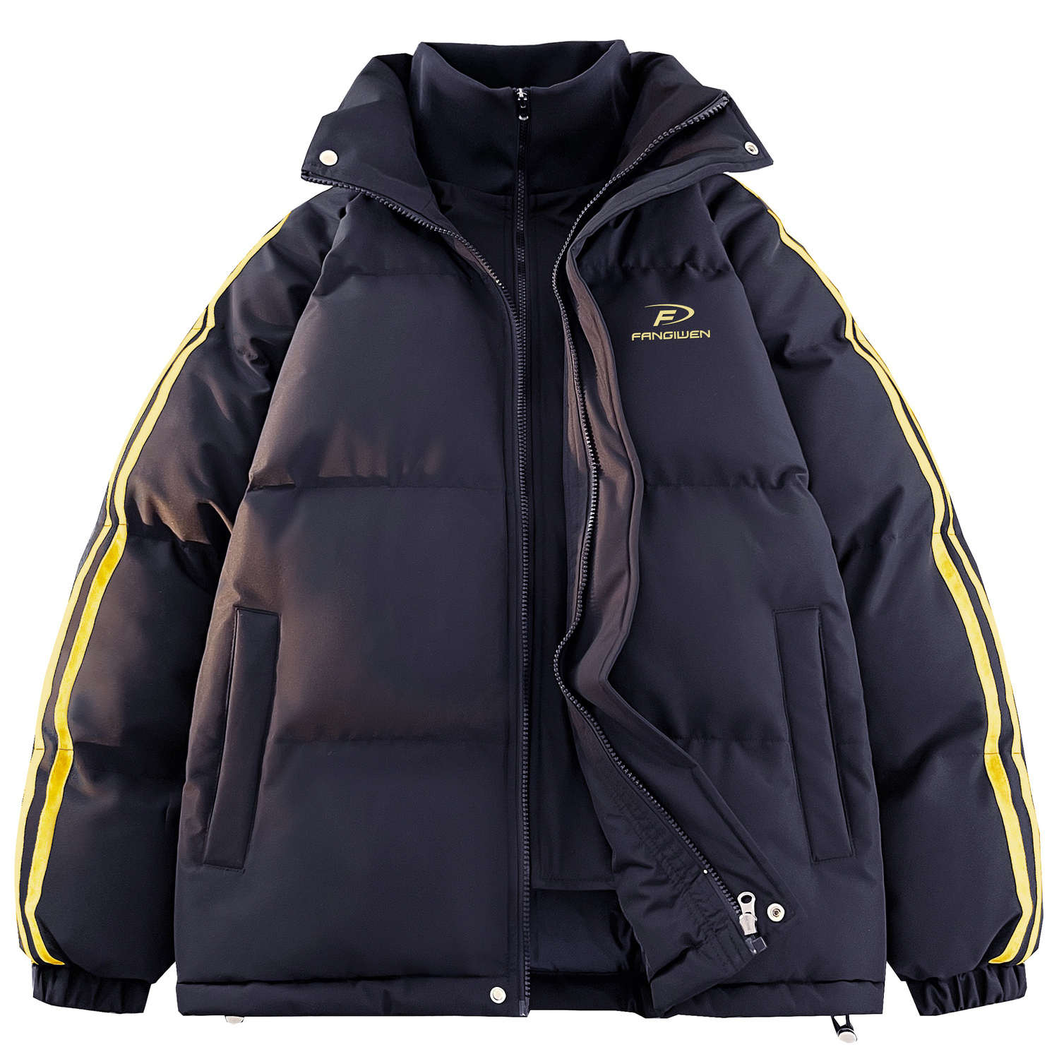 

Пуховик Unisex F.I.W FANGIWEN, сине-серый, Синий, Пуховик Unisex F.I.W FANGIWEN, сине-серый